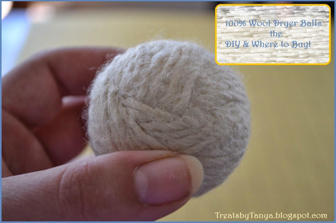Treats by Tanya {FREE Giveaway!} 100 Wool Dryer Balls..What is the