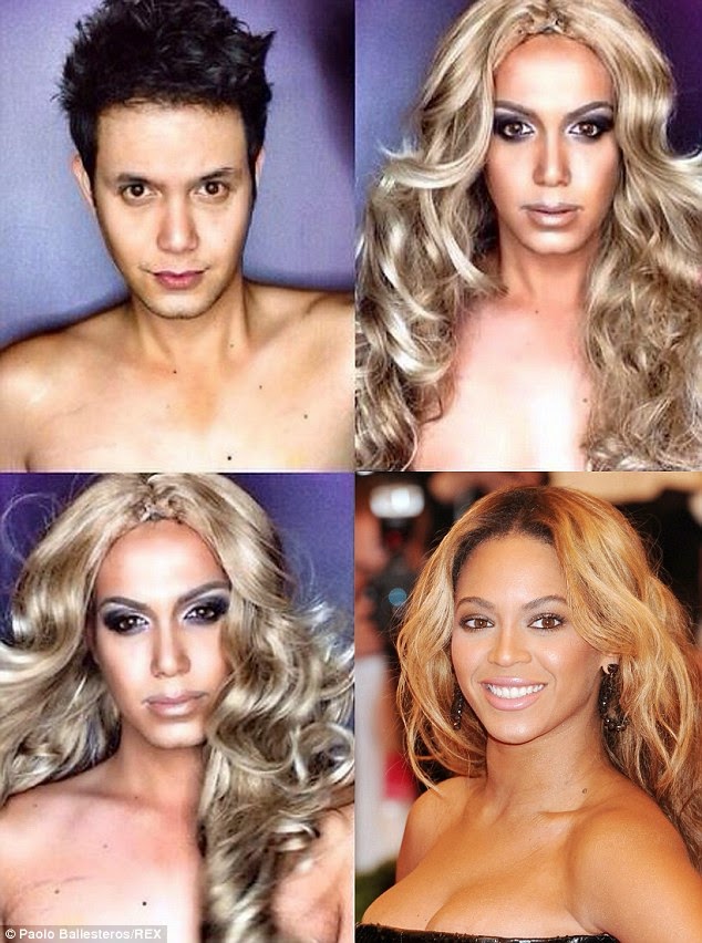 Awesome Male Makeup Artist Transforms Himself To Beyonce Tyra Banks More Gistmania