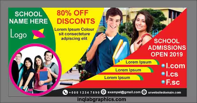 School Brochure Design Flex Free Download Cdr Format