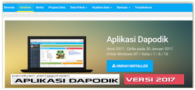 Download Panduan Aplikasi Dapodik Versi 2017 Terbaru
