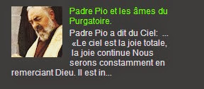 Padre Pio et les âmes du Purgatoire.