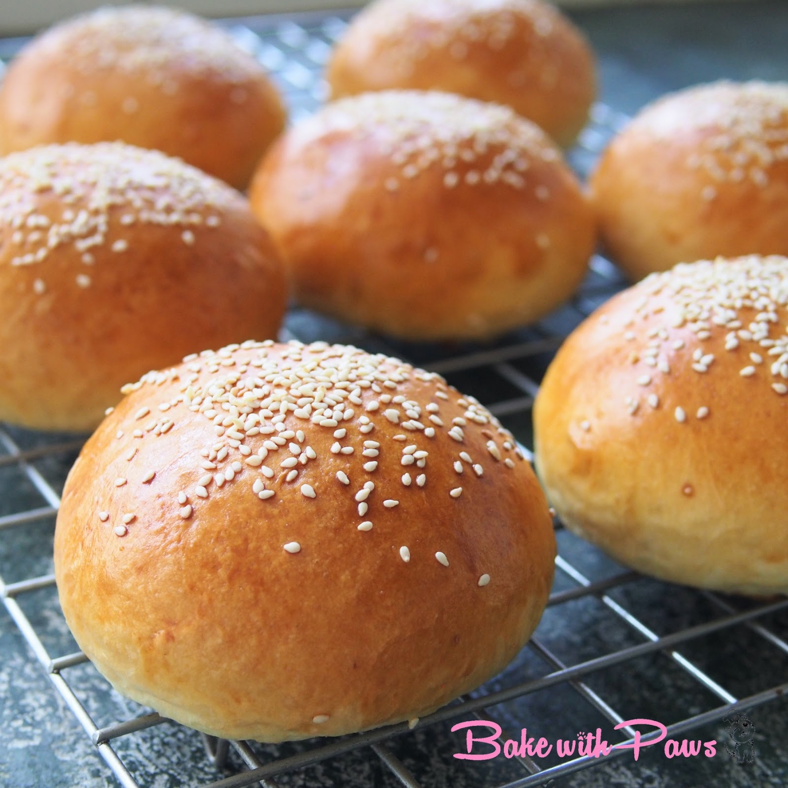 Potato Burger Bun BAKE WITH PAWS