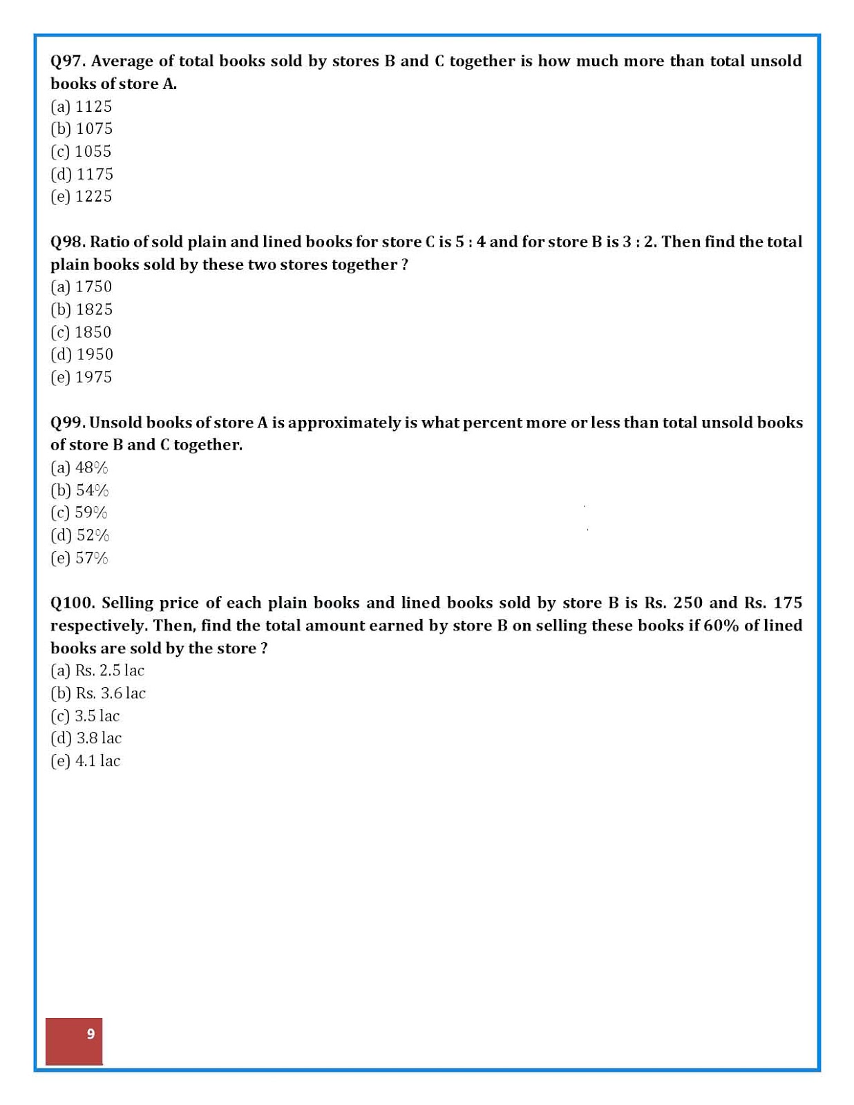 IBPS PO Quantitative Aptitude Question Paper 2018 Download PDF IBPS PO Quantitative Aptitude Question Paper 2018 Download PDF