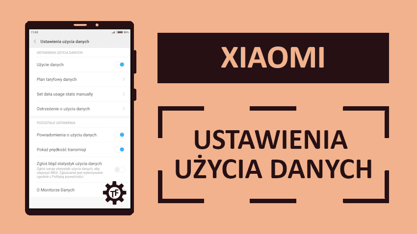 Xiaomi MIUI Ustawienia użycia danych Xiaomi MIUI Ustawienia użycia danych