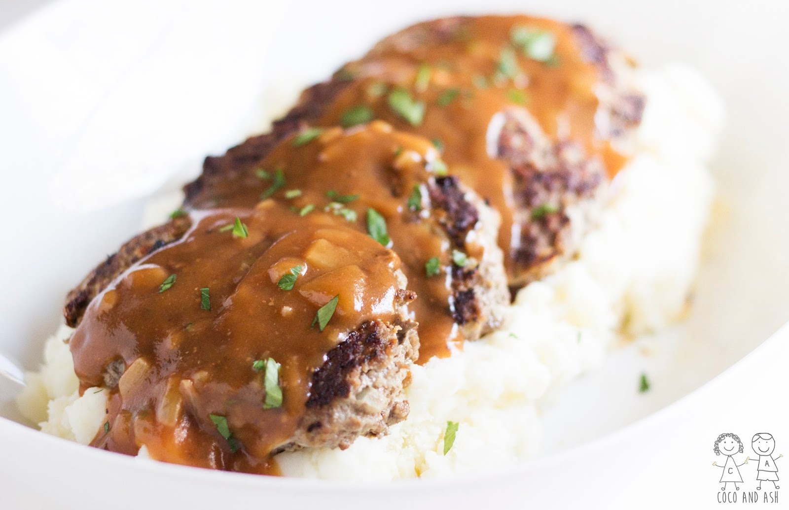 Skillet Meatloaf with Pan Gravy Yumm Cooking