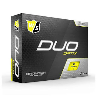 Wilson Duo Optix Golf Balls in Yellow