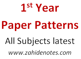 paper pattern of class 11, fsc fa part 1