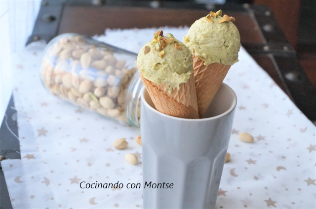 Helado De Pistacho Casero
