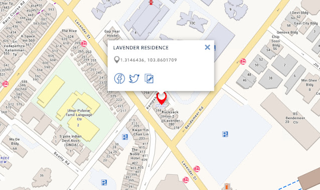 Lavender Residence Location Map