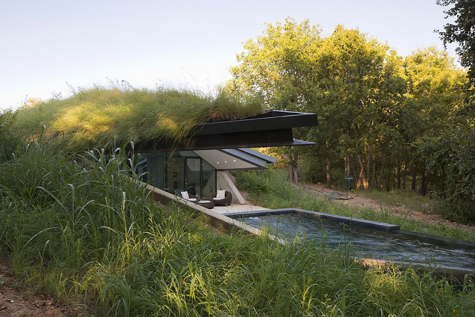 Современная землянка проект