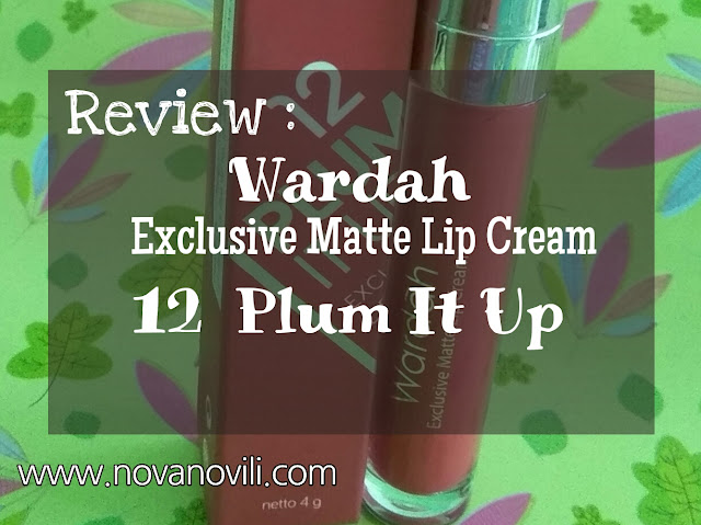 Review: Wardah Exclusive Matte Lip Cream 12 Plump It Up