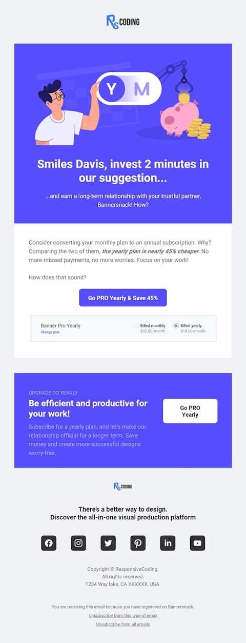 Responsive html Email Template