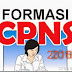 Formasi CPNS dan Jumlah Kuota Setiap Daerah Tahun 2016