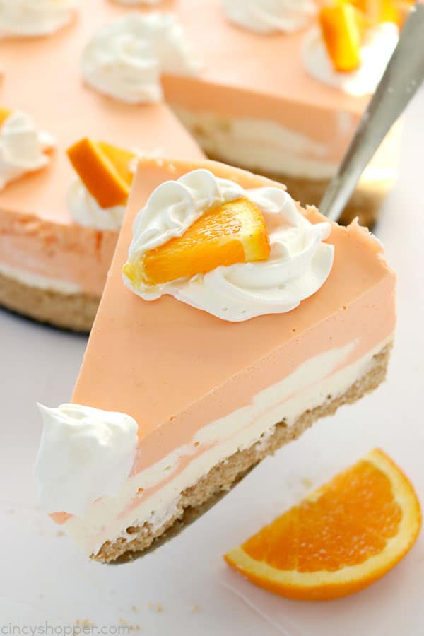NO BAKE ORANGE CREAMSICLE CHEESECAKE Delish Food