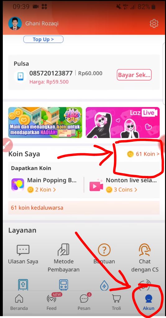 Cara Menggunakan Koin Lazada Bajuyuli Blog