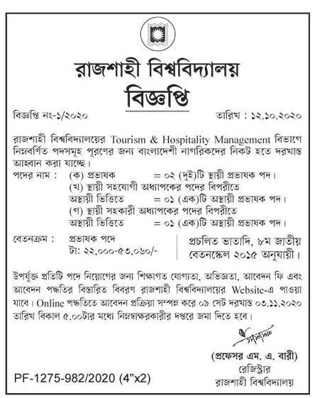 ru job circular