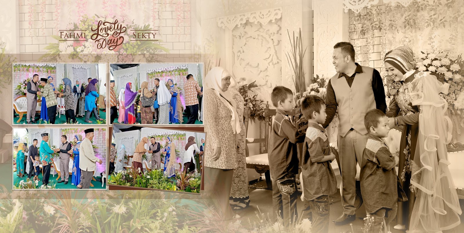 Contoh Foto Paket Wedding Gold (Wedding Book), Harga 3,5