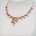 Rose gold necklace designs