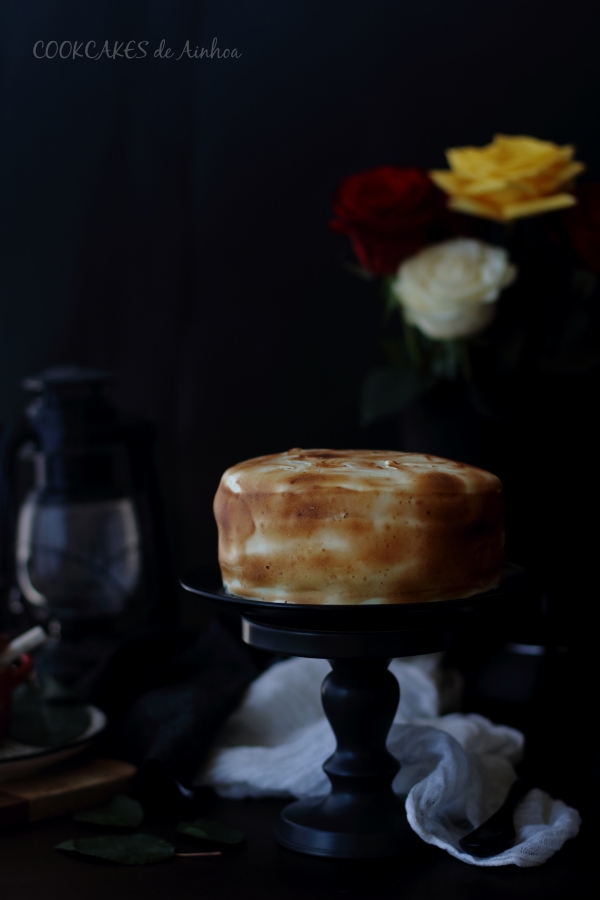 Tarta de Coco y Naranja con Merengue. Cookcakes de Ainhoa