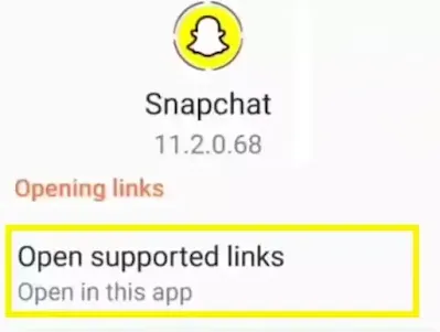 Snapchat Don't Open Links Problem || Open By Default Settings & Check Supported Links in Android