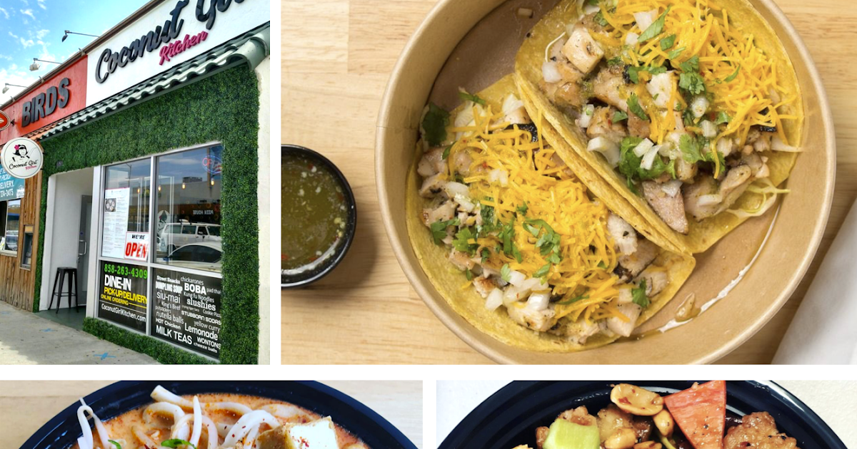 SanDiegoVille Coconut Girl Kitchen Brings Asian Fusion To San Diego's