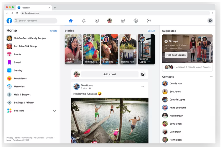 Cara Mengaktifkan Tampilan Baru Facebook Cara Mengaktifkan Tampilan Baru Facebook