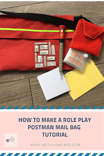 how ti make a role play postman mail bag tutorial