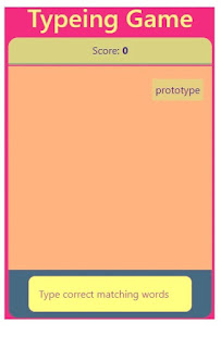 Typeing Game Using Javascript