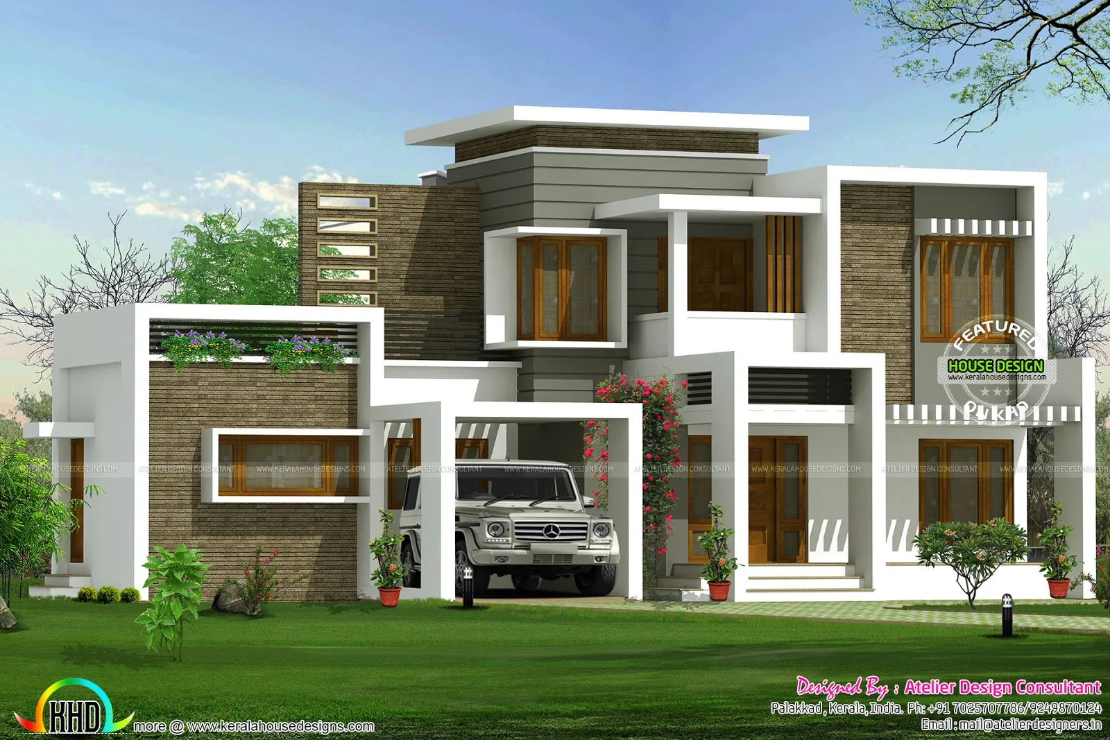 Artistic Box Type Modern House Design Picture Collection Artistic Box Type Modern House Design Picture Collection