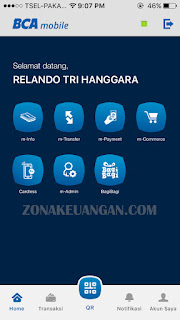 menu BCA mobile