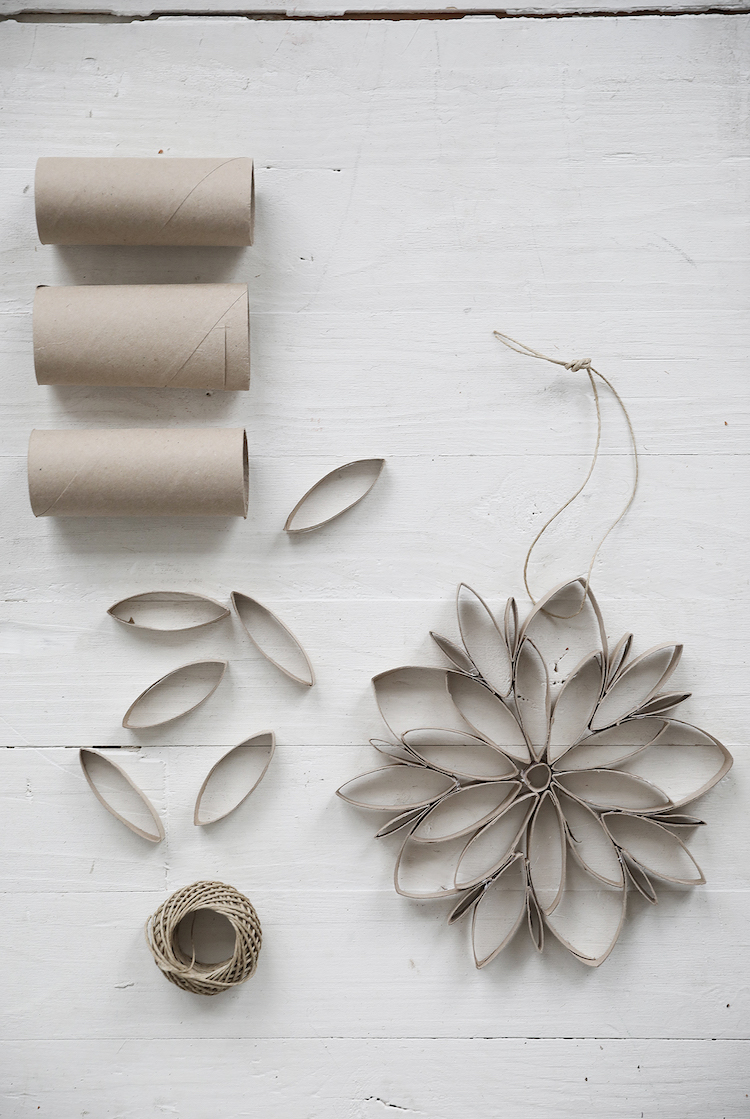 my scandinavian home: This Year's DIY Christmas Decoration (Made From Toilet  Paper Rolls!)