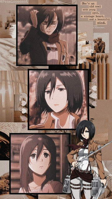 Mikasa Ackerman Aesthetic Wallpaper Kumpulan Gambar Attack On Titan Aesthetic Wallpaper HD Android dan Iphone