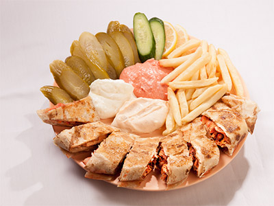 صحن شاورما لحم بالصور من وصفات أم أنس كوكباد