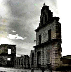 Espadaña de la capilla de la Real Fábrica