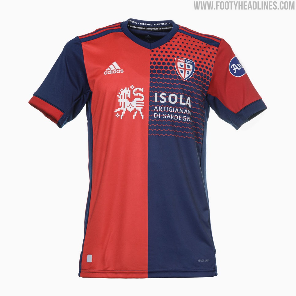 Cagliari Calcio 2122 Home Kit Released