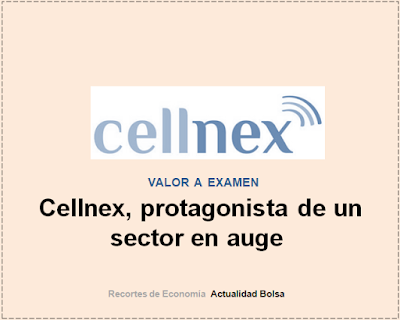  CELLNEX, VALOR A EXAMEN en Cinco Días.  8 Septiembre 2019.