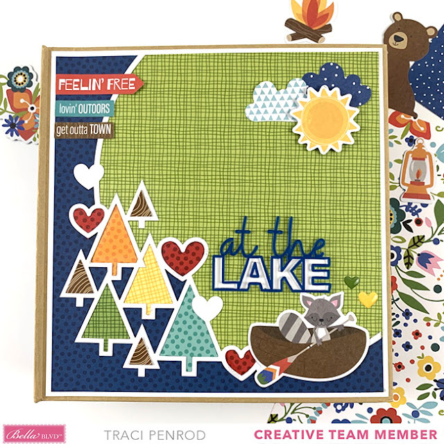 me /& my BIG ideas Scrapbook Page Kit Our Family 8-Inch by 8-Inch