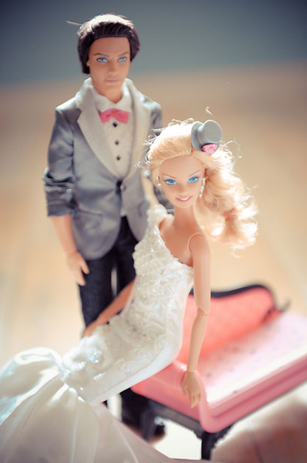 Anything in my world...: Barbie & Ken finally got married!