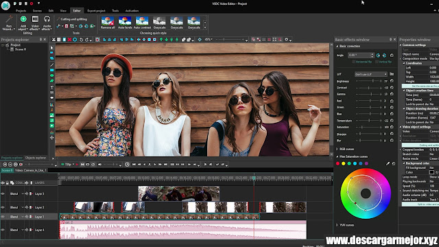 Descargar Editor de video gratuito VSDC
