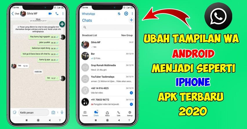 Cara Mengubah Tampilan Wa Android Menjadi Iphone Cara Mengubah Tampilan Wa Gb Seperti Iphone - Cara Merubah Tampilan