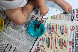 toddler homemade paint icky too worry ingesting him something clean did easy