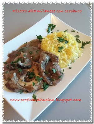 risotto alla milanese con ossobuco