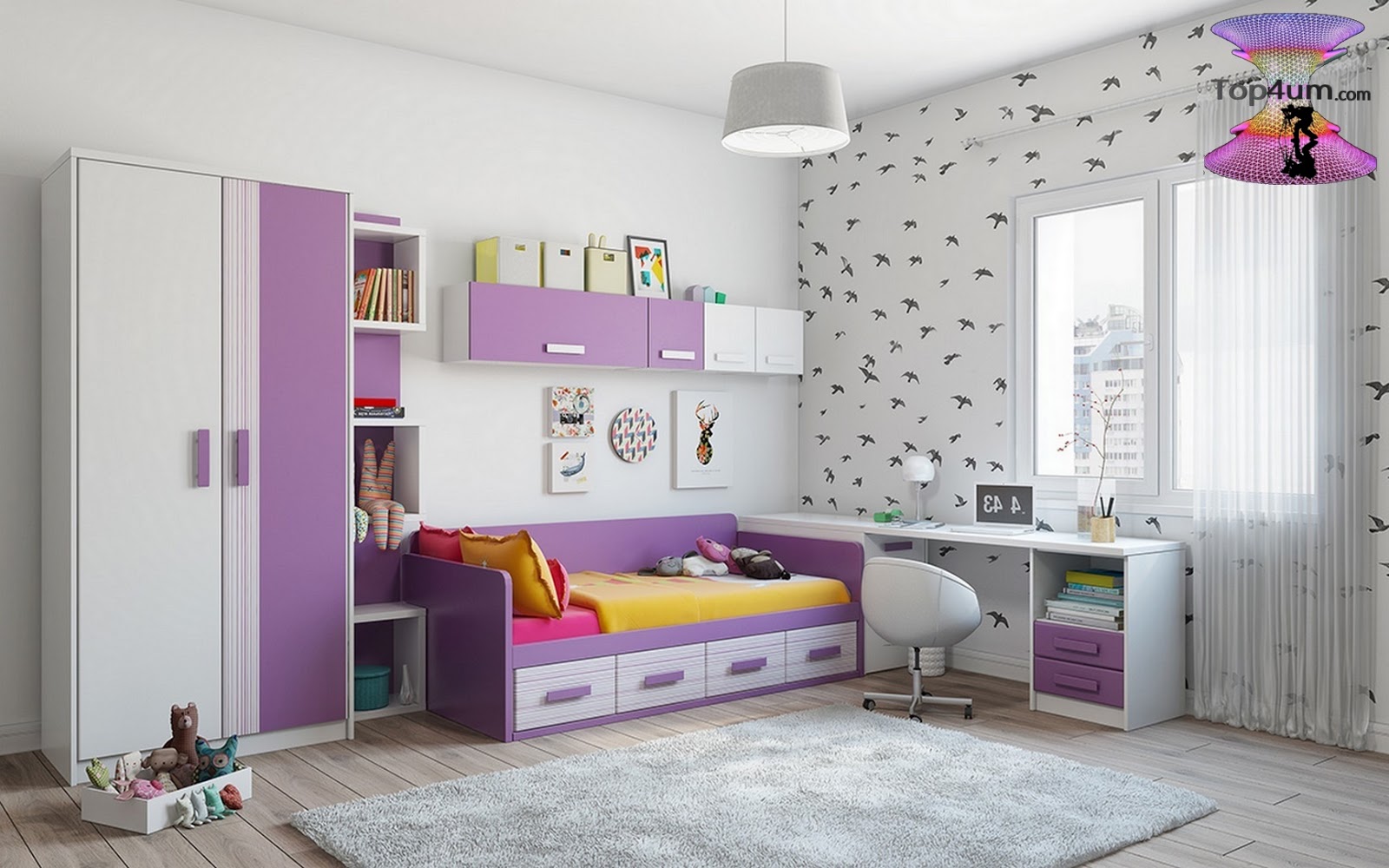 اشيك ديكورات غرف نوم اطفال اولاد وبنات مشتركة👧🏻🧑🏻 cool shared kids room اشيك ديكورات غرف نوم اطفال اولاد وبنات مشتركة👧🏻🧑🏻 cool shared kids room