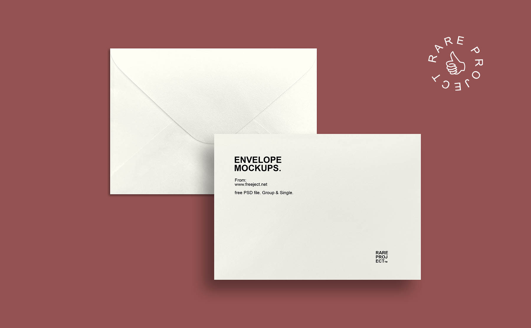 Free Download Envelope Mockups VOL 1