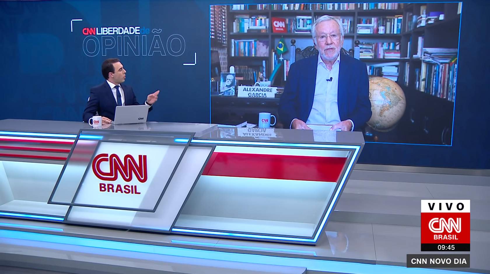 Alexandre-Garcia-ameaca-sair-da-CNN-Brasil Alexandre Garcia na CNN Brasil (Foto: Reprodução/CNN Brasil) Alexandre-Garcia-ameaca-sair-da-CNN-Brasil