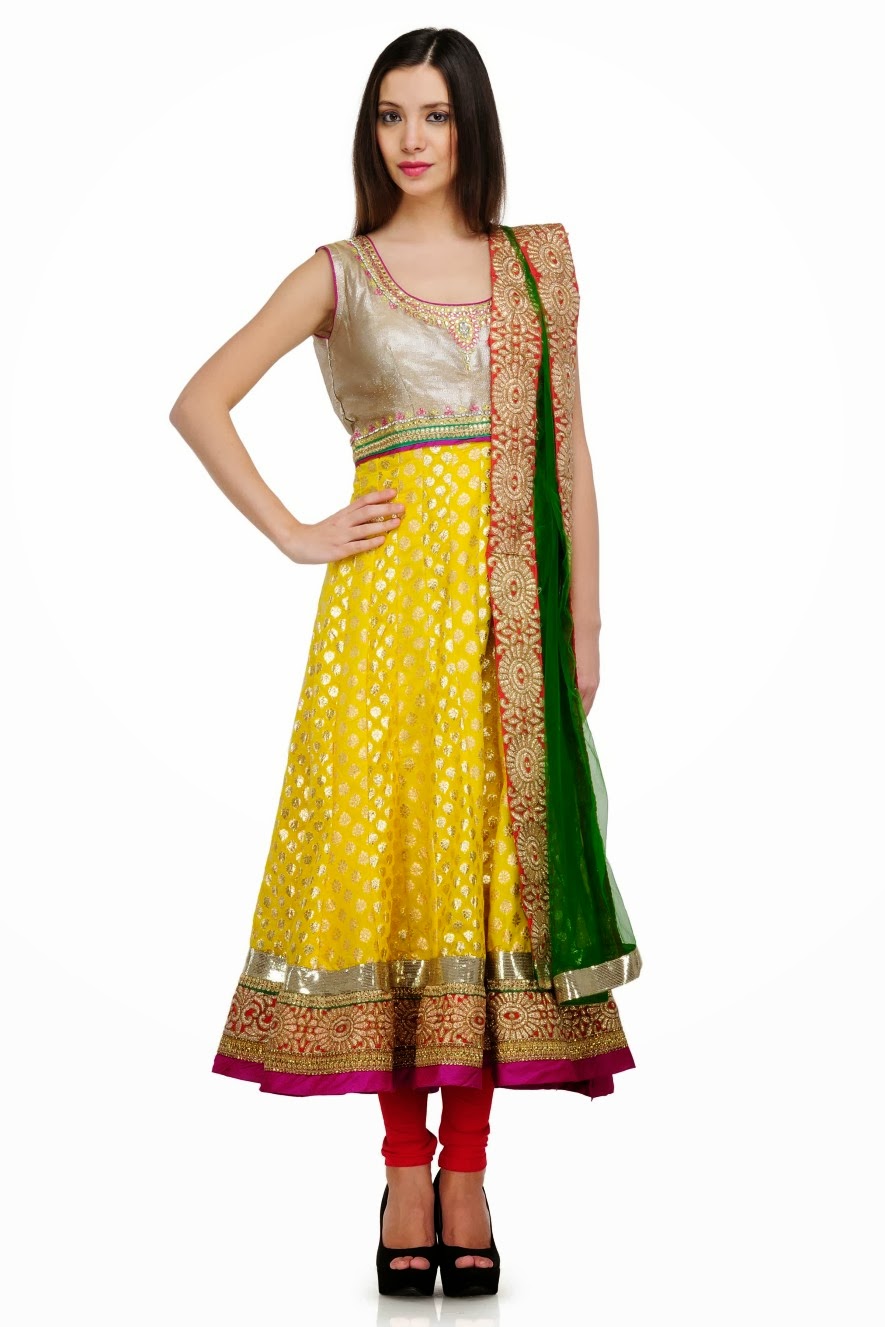 Umbrella Long Frocks Designs | Pakistani Frocks Fashion 2014-2015 | Girls Colourful Frocks WIth