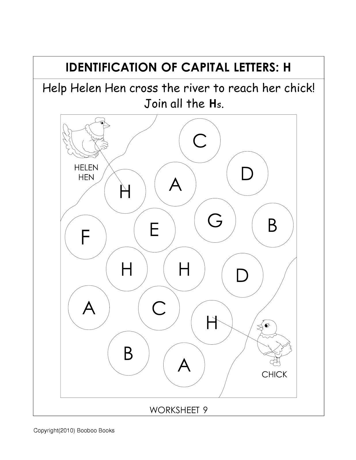 Kindergarten+alphabet+worksheets+ +h - Kindergarten Alphabet Worksheets
