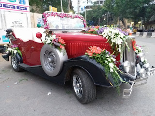 Famous Flower Merchant  Marriag car flower decorators in Hyderabad
