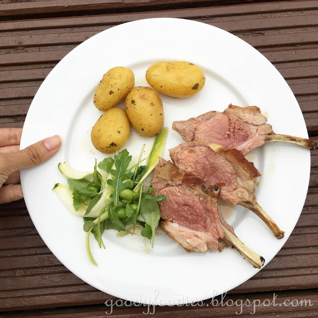 GoodyFoodies Recipe Scotch lamb rack with baby new potatoes and