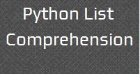 Python List Comprehension, Concatenation, Repetition, Index and Slice ...